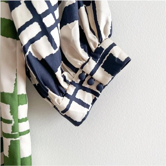 Anthropologie Maeve Broken Blocks Retro Mod Shift Dress, Size 6 - Picture 4 of 6